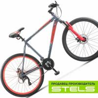 Велосипед Stels Navigator 500 MD F020 Серый/Красный 26" (LU096003) рама 20"