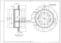 Диск тормозной AVANTECH (перфорированный) задний правый арт. BR5002RR