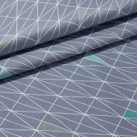 Ткань сатин для шитья постельного белья / хлопок 100% ширина 220 см / 6 метров