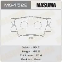 Колодки тормозные Toyota Camry (V40, V50) 06-, 11-, RAV 4 05-; Lexus ES 06- задние MASUMA