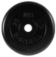 Диск MB Barbell «Стандарт», 51 мм, 25 кг (MB-PltB51-25), для штанги