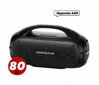 Портативная Bluetooth Колонка Hopestar A50 с Беспроводным Микрофоном, 80Вт, Черный/серый