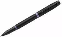 Ручка-роллер Parker "IM Professionals Amethyst Purple BT" черная, 0,8мм, подарочная упаковка