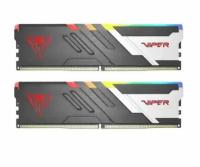 Оперативная память Patriot Memory DDR5 64Gb (2x32Gb) 5200Mhz pc-41600 Viper Venom RGB CL40 1.4V (PVVR564G520C40K)