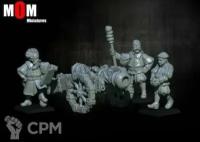 Warhammer Empire Cannon with Crew/Экипаж с Имперской Пушкой