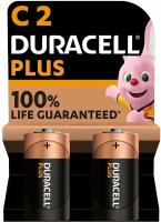 Батарейка Duracell Plus C/LR14, 2 шт