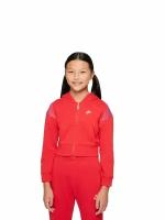 Толстовка для девочки NIKE NSW GIRLS FRENCH-TERRY FULL ZIP HOODIE размер L