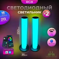 Светодиодная умная RGB лампа (Led светильник) с пультом управления и Bluetooth для компьютера, для телевизора, подсветка