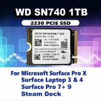 1ТБ SSD M.2 WD SN740 2230 PCIe 4.0 NVME для Steam Deck, Surface laptop