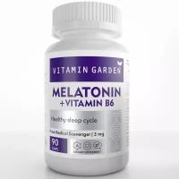 Мелатонин (Melatonin) и Витамин В6, для спокойного сна, 90 капсул