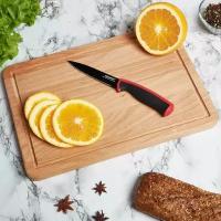 Нож кухонный Appetite Эффект для нарезки, лезвие 12см (FLT-002B-4R)