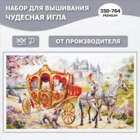 Набор для вышивания Чудесная игла PREMIUM 350-764 "Тайное свидание" 27*47 см