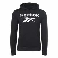 Толстовка Reebok для мужчин, Размер:S, Цвет:черный, Модель:REEBOK IDENTITY BIG LOGO FT HOODIE