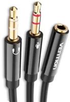 Аксессуар Vention Jack 3.5mm/F - 2xJack 3.5mm/M 30cm BHDBY