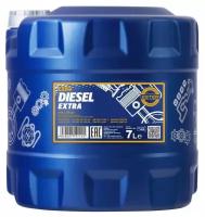 Полусинтетическое моторное масло Mannol Diesel Extra 10W-40, 7 л