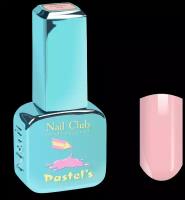 Nail Club professional Эмалевый гель-лак для ногтей с липким слоем PASTEL'S 1006 Crazy Pink, 13 мл