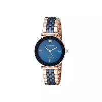 Наручные часы ANNE KLEIN Ceramic Diamond 3158NVRG, розовый, синий