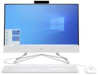 Моноблок HP 22-df0012ur AiO 21.5"/Celeron J4025/4Gb/128SSD/noDVD/SnowWhite/DOS+USB KBD, USB MOUSE