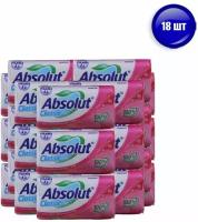 Мыло туалетное Absolut (Абсолют) Classic антибактериальное Нежное, 90 г х 18 шт