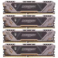 Оперативная память Crucial 32 ГБ (8 ГБ x 4 шт.) DDR4 2666 МГц DIMM CL16 BLS4K8G4D26BFSTK