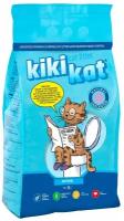 Наполнитель KikiKat супер-белый для кошачьего туалета, комкующийся, бентонитовый, 5 л