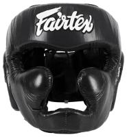 Боксерский шлем Fairtex HG13 Extra Vision Black (XL)