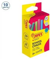 Мелки цветные 10 цветов, JOVI Classcolor, круглые