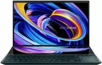 15.6" Ноутбук ASUS ZENBOOK Pro Duo 15 OLED UX582HM-H2033W 3840x2160, Intel Core i7 11800H 2.3 ГГц, RAM 16 ГБ, DDR4, SSD 1 ТБ, NVIDIA GeForce RTX 3060, Windows 11 Home, 90NB0V11-M001U0, Celestial Blue, английская раскладка