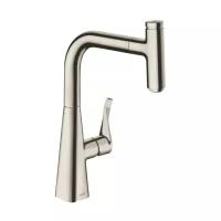 Однорычажный смеситель для кухни (мойки) Hansgrohe Metris Select 14857800