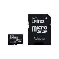 Карта памяти Mirex microSD 2 ГБ Class 4, R/W 12/5 МБ/с, черный