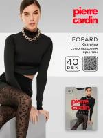 Колготки женские Pierre Cardin LEOPARD 40 ден NERO размер 4, женские колготки, капроновые колготки, колготки женские черные