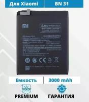 Аккумулятор BN31 для Xiaomi NOTE 5A, Mi 5X, Redmi Y2, S2