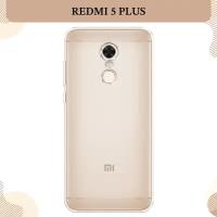 Силиконовый чехол на Xiaomi Redmi 5 Plus / Сяоми Редми 5 Плюс, прозрачный