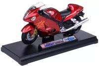 Модель мотоцикла 1:18 Suzuki Hayabusa красный 12828 Welly