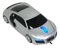 Мышь QUMO Q-DRIVE проводная оптическая Audi R8 (Цвет серебро)