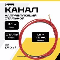 Канал направляющий кедр EXPERT (1,0 1,2) 3,4 м красный для сварочной горелки 8018864