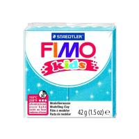 Полимерная глина FIMO kids 42 г блестящий синий (8030-312)