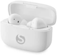 Наушники SunWind SW-WH203, Bluetooth, вкладыши, белый [sw-wh203w]