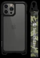 Чехол SwitchEasy Odyssey 3-in-1 Lanyard Shockproof Case для Apple iPhone 13 Pro, camo green