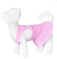 Yami-Yami одежда Платье для собаки розовое в полоску S (спинка 22-24 см) лн26ос 0,1 кг 52906