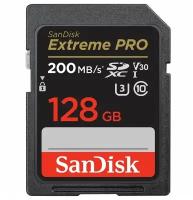 ORginal Карта памяти SanDisk Extreme Pro 128GB SDXC UHS-I U3 V30, R/W 200/90 МБ/с