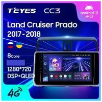 Магнитола TEYES TOYOTA LAND CRUISER PRADO 2017-2019 г. CC3 6/128ГБ