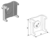 Элемент закладной С-профиля в сборе, PZ85 - DoorHan