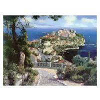 Белоснежка Картина по номерам "Княжеский дворец в Монако" 40х50 см (627-AB)