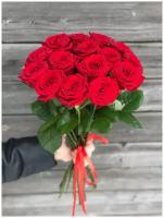 Розы Премиум 15 шт красные высота 50 см арт.11554 - Просто роза ру