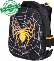 Ранец BRAUBERG PREMIUM, 2 отделения, с брелком, "Venomous spider", 3D панель, 38х29х16 см, 271355