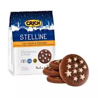 Печенье Crich Песочное с какао и лесным орехом Stelline Biscuits, 300г