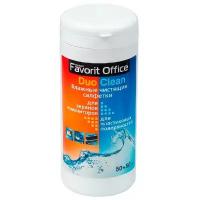 Favorit Office Duo Clean влажные салфетки 100 шт. для экрана, для оргтехники