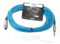 Invotone ACM1006/B микрофонный кабель XLR мама-Jack mono 6 м