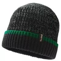 Шапка водонепроницаемая Dexshell Cuffed Beanie, черная с полоской